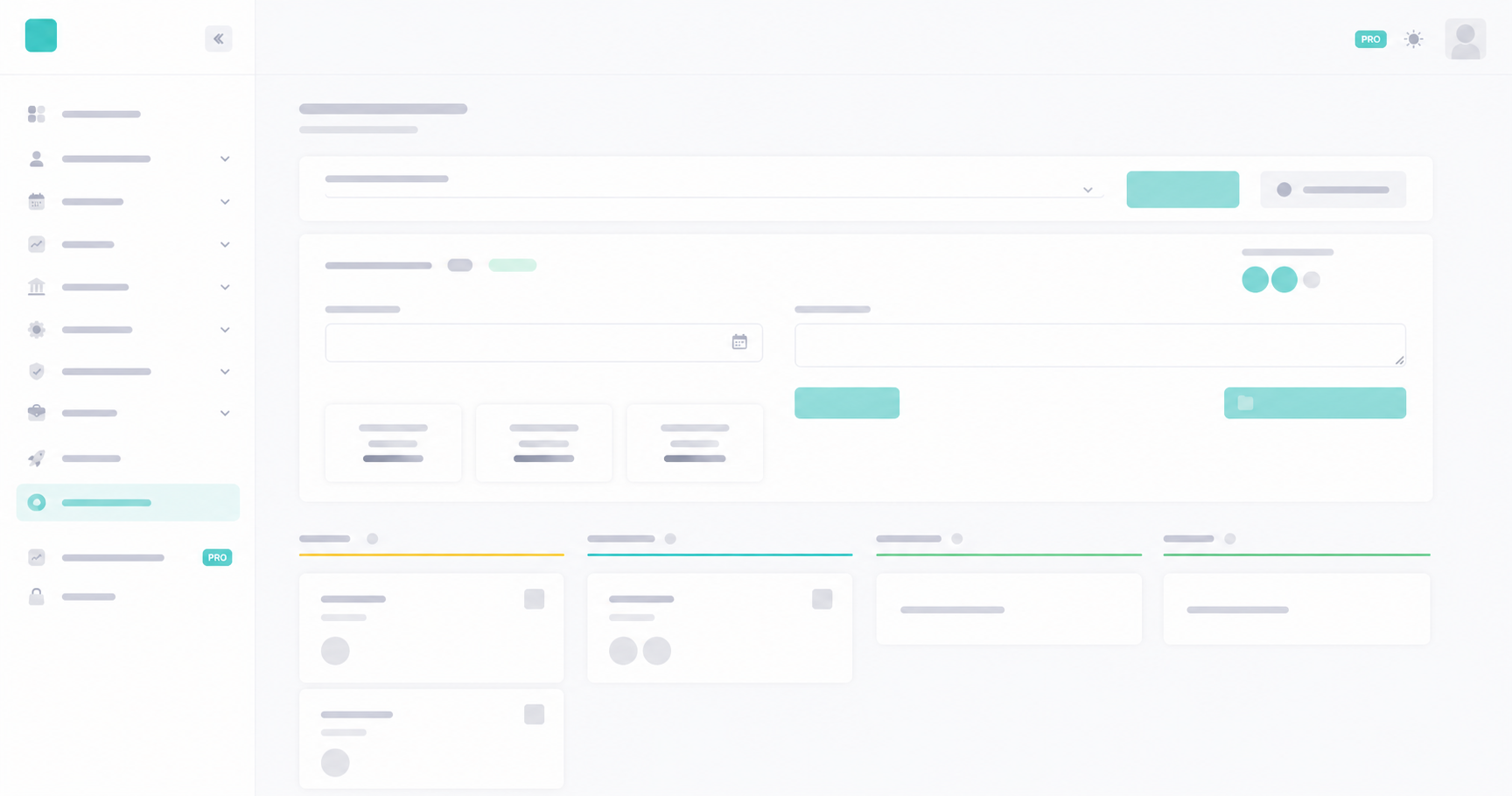 professional project management and resource planning interface